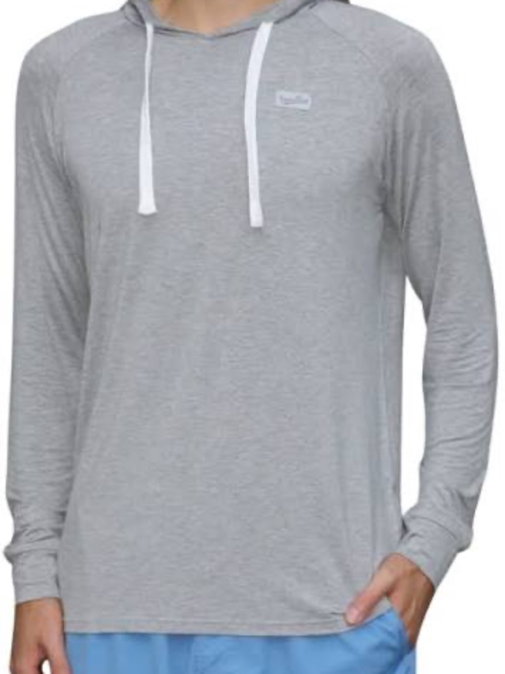 Navillis Men's Classic Midweight Bamboo Grey Hoodie - LARGE - NEW